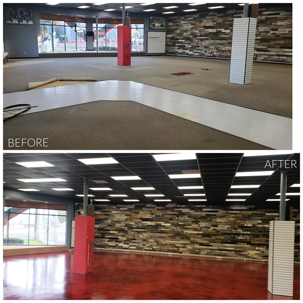 Metallic Marble floor coating system