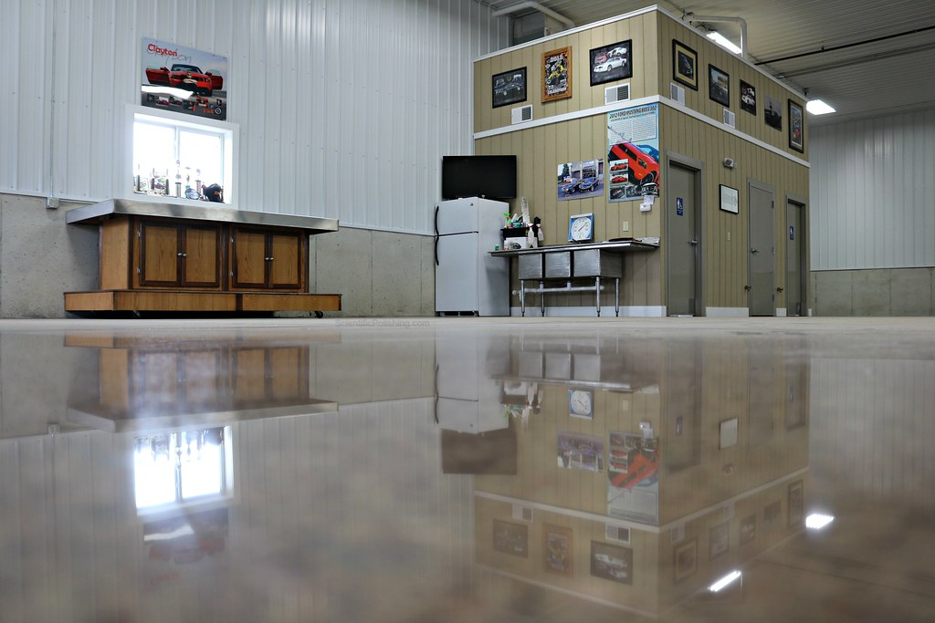 Polished Concrete floor coating system