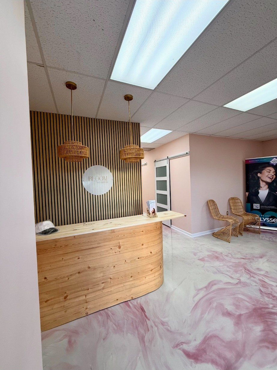 Metallic Marble epoxy floor finish
