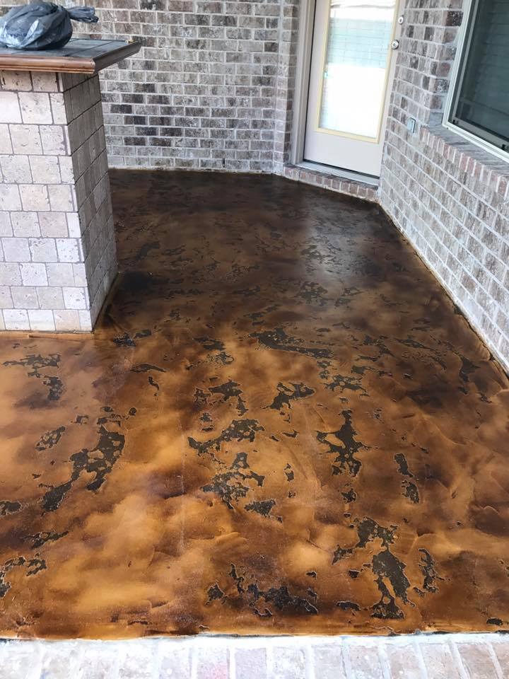 Tuscan Slate textured concrete overlay finish