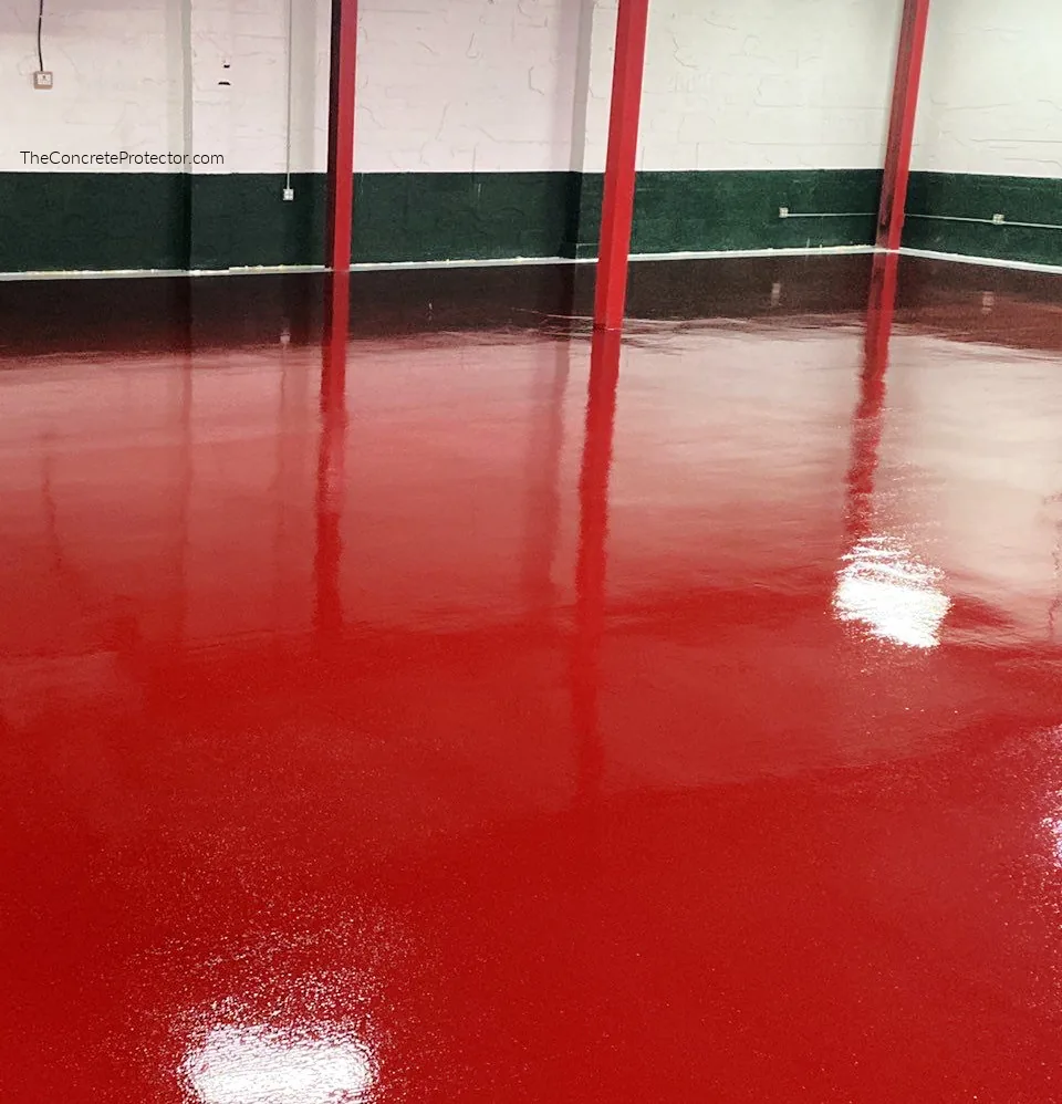 123 Resinous industrial floor coating system