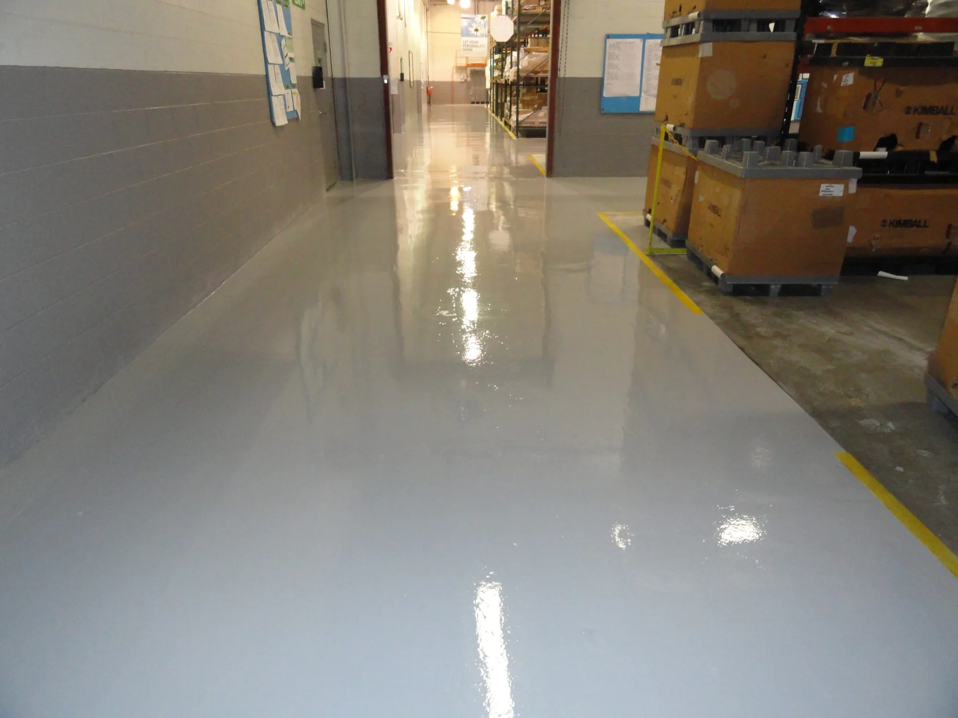 123 Resinous industrial floor coating system