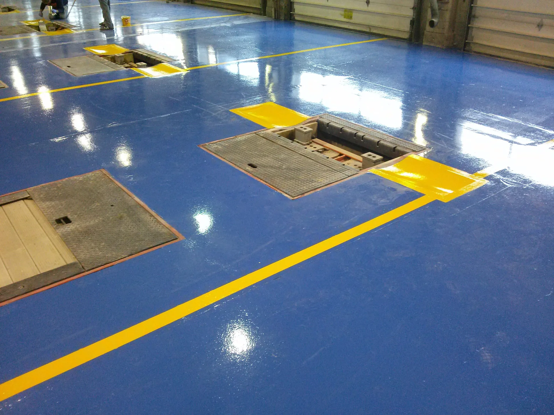123 Resinous industrial floor coating system
