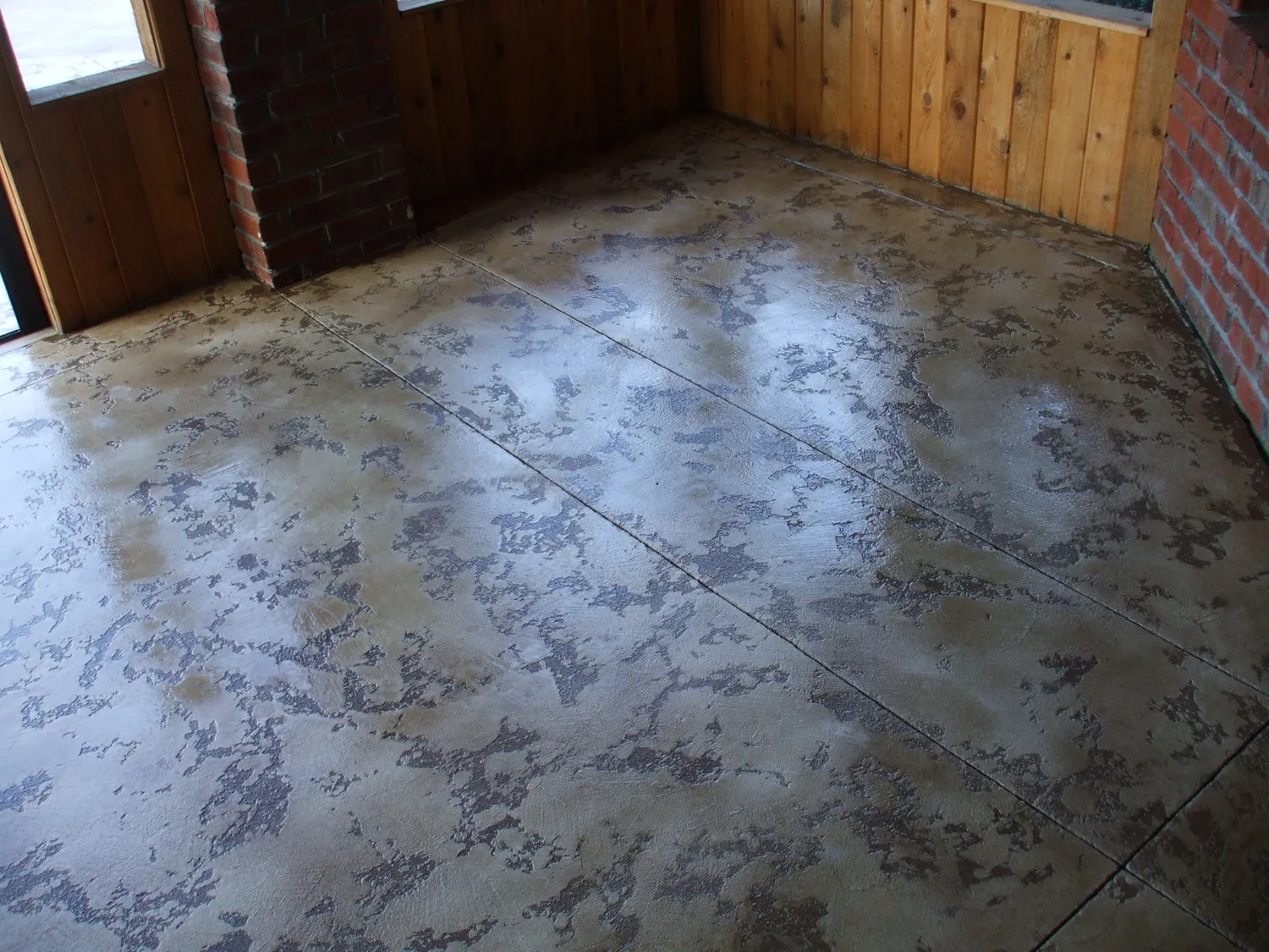 Tuscan Slate textured concrete overlay system
