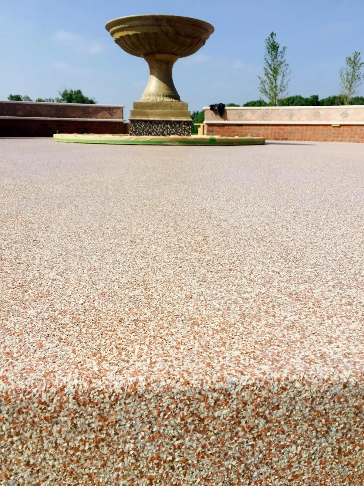 Graniflex coating on a resurfaced residential concrete patio
