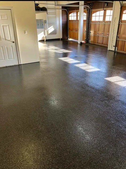Protector Color Flakes floor in a large open commercial space